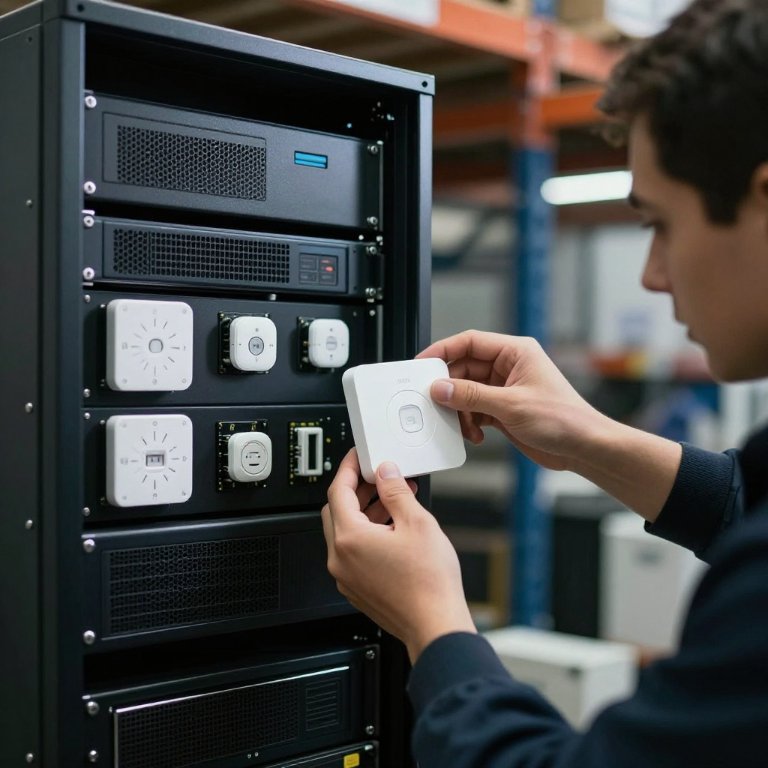 Автоматизация склада через датчики